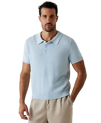 Guess Men's Micro Cable Knit Regular-Fit Shirt