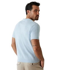 Guess Men's Micro Cable Knit Regular-Fit Shirt