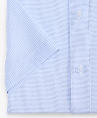 Dylan Park Men's Slim-Fit Performance Four-Way Stretch Short-Sleeve Dress Shirt