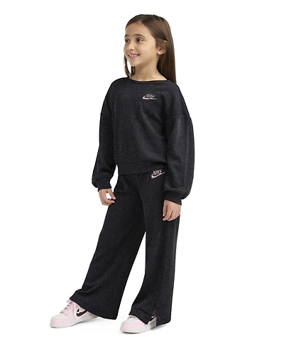 Nike Toddler Girls 2T-4T 2-Piece Waffle Knit Top and Pants Set