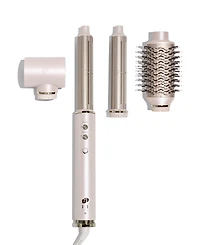 T3 Aire 360 Air Styler Blowout Kit with Dual Voltage and Ceramic Curling Attachments