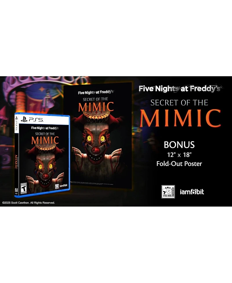 Five Nights at Freddy's: Secret of the Mimic for Playstation 5