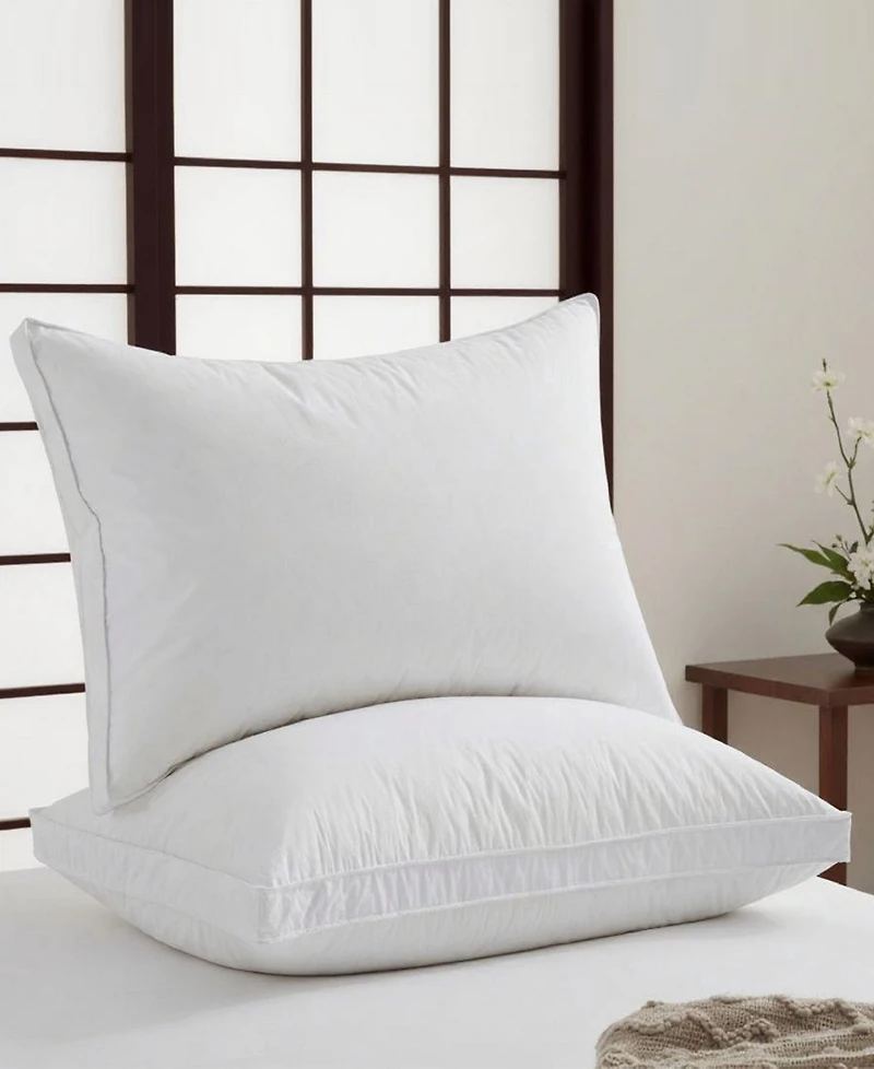 Unikome Down-Around Design Cotton Gusseted 2-Pack Pillows
