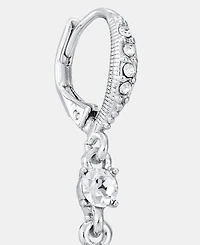 Givenchy Crystal Double Drop Earrings