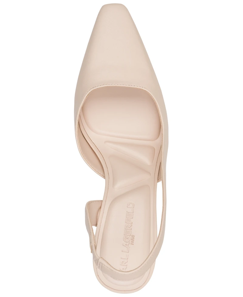 Karl Lagerfeld Paris Women's Sheenz Slingback Pumps