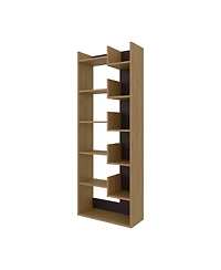 Fm Furniture Perry Bookcase in Melamine with Open Storage