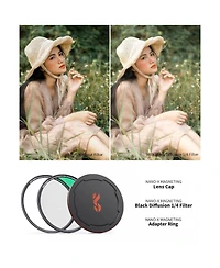 K&F Concept 77mm Nano-x 1/4 Black Soft Diffusion Magnetic Filter