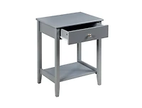 Slickblue Wooden Nightstand End Table Storage Display