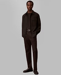 Calvin Klein Men's Travel Twill Regular-Fit Shirt