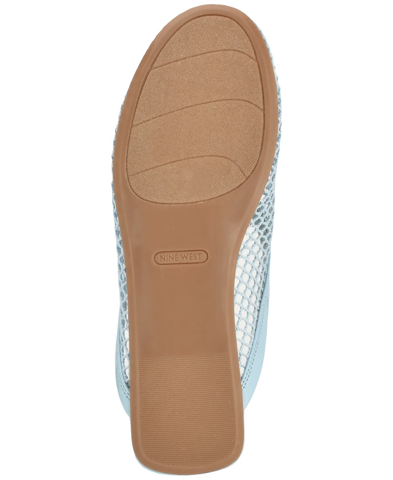 Nine West Women's Daniela Mesh Mules Flats