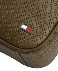 Tommy Hilfiger Men's Embossed Flag Mini Reporter Bag