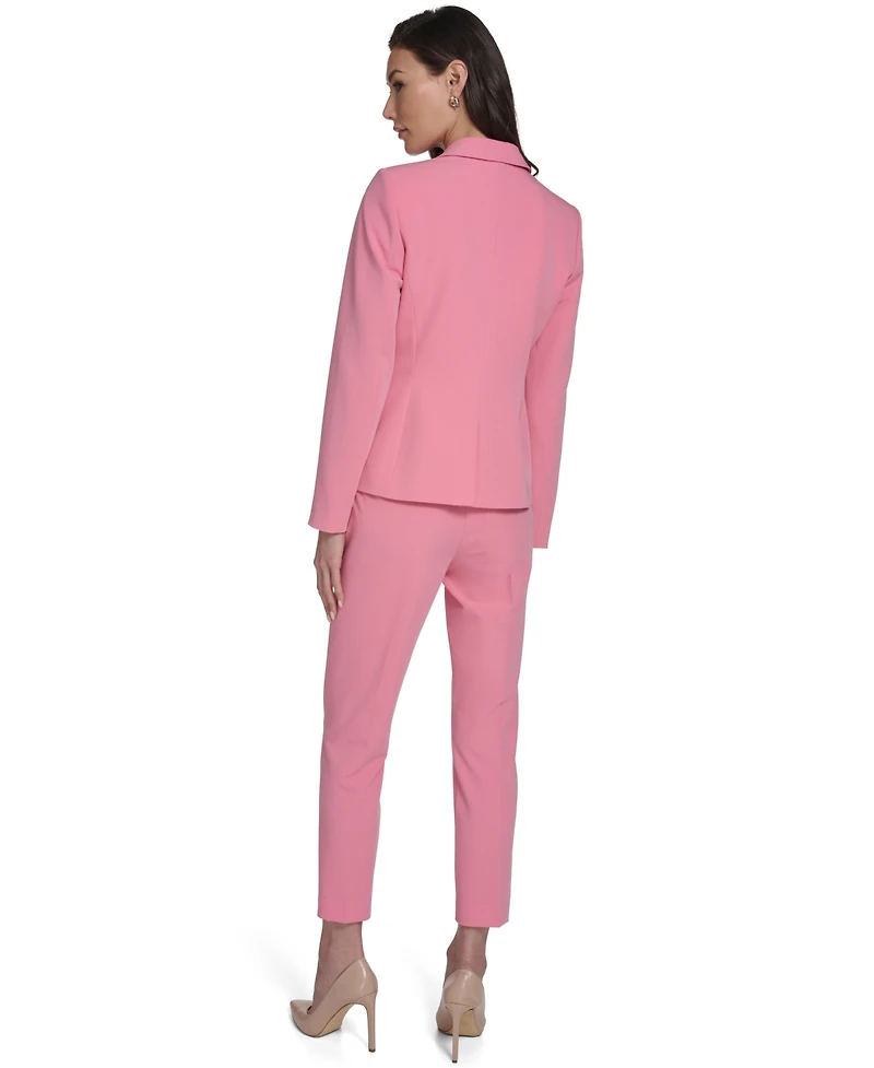 Tommy Hilfiger Women's Notch Collar One-Button Blazer