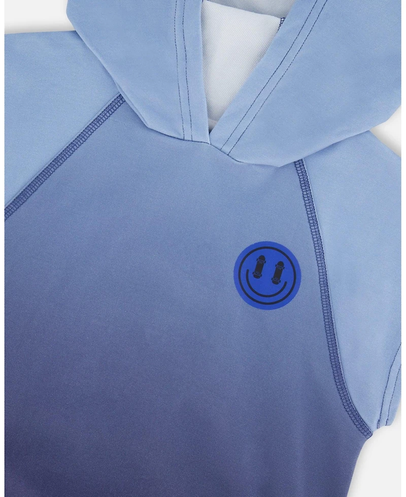 Deux par Deux Toddler Boys Sleeveless Gradient Top and Shorts Set