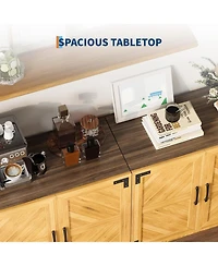 gaomon 31.5" Farmhouse Sideboard Buffet Cabinet with Storage