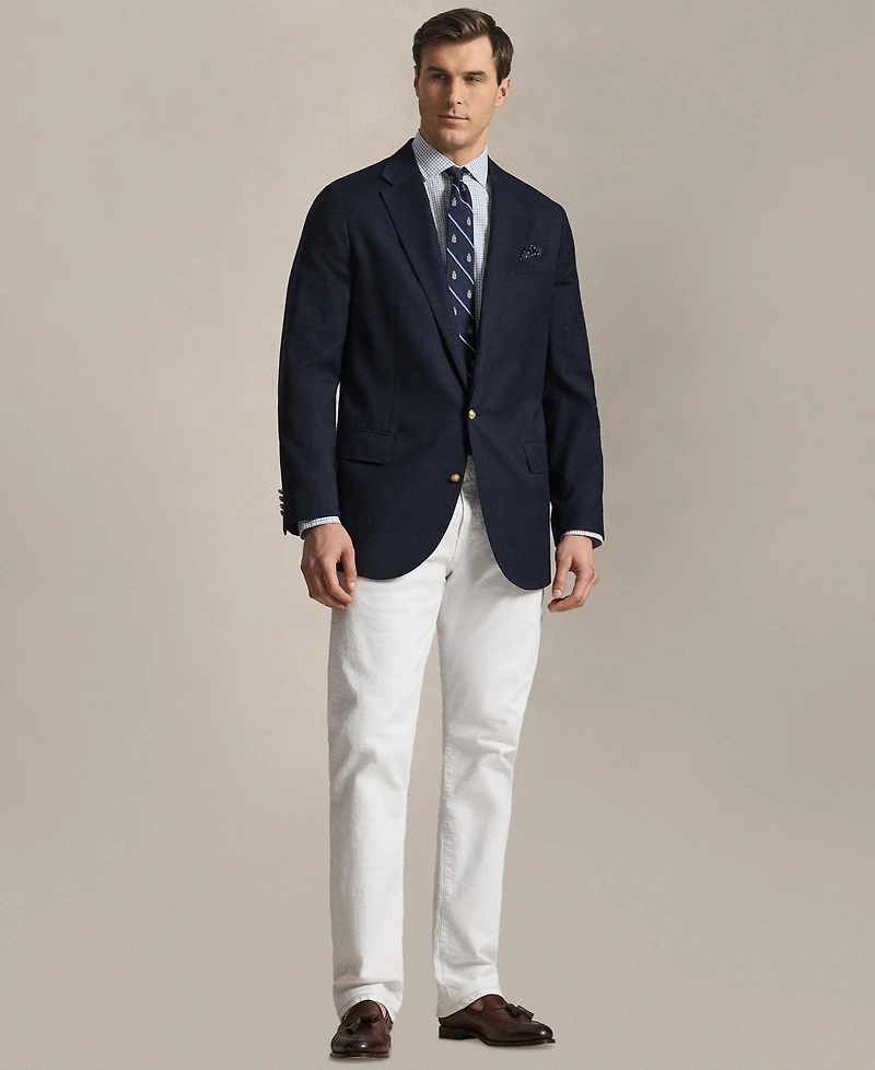 Polo Ralph Lauren Men's Big & Tall Plaid Stretch Poplin Collared Shirt