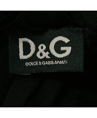 Pre-Owned Dolce & Gabbana Women's Pre-Owned D&g Black Silk Tiered Mini Dress