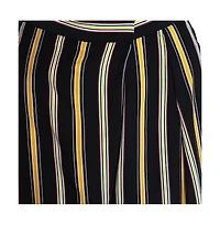 Pre-Owned Chloe Women's Multicolor Silk Rough Striped Cropped Trousers