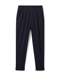 Reiss Men's Relaxed Drawstring Trousers with Turn-Ups