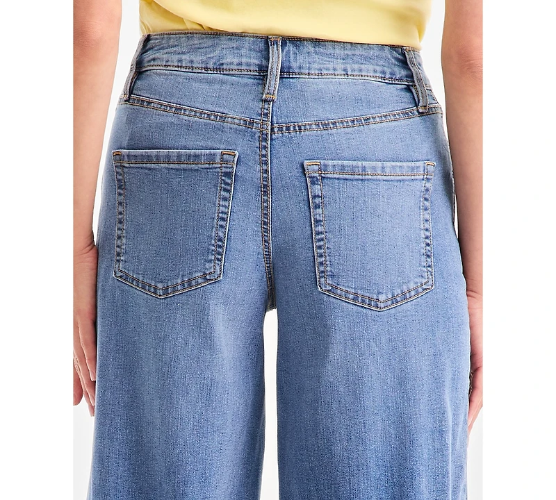 Style & Co Women's High-Rise Wide-Leg Jeans, Macy's Exclusive