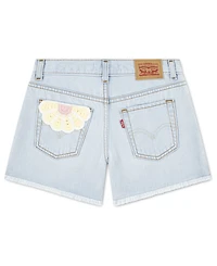 Levi's Girls' 4-6X Crochet Applique A-Line Shorts