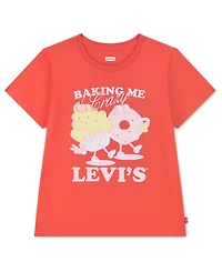Levi's Girls' 7-16 Round Neck T-Shirt