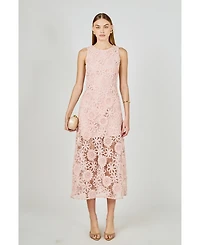 endless rose Women's Lace Cami Maxi Dress