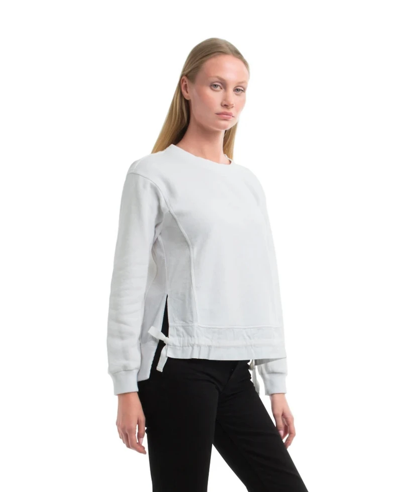 Wilt Clothing Women's Woven Side Panels Sweatshirt