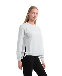 Wilt Clothing Women's Woven Side Panels Sweatshirt