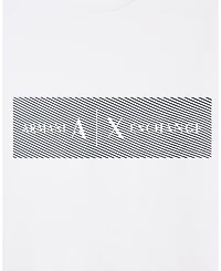 A|X Armani Exchange Men's White Edition Short Sleeve Box T-Shirt