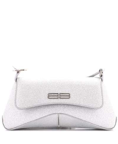 Pre-Owned Balenciaga Small Xx Flap Street Shoulder Bag Glitter Leather