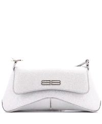 Pre-Owned Balenciaga Small Xx Flap Street Shoulder Bag Glitter Leather
