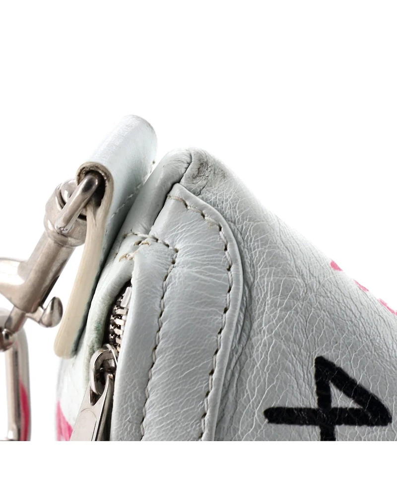 Pre-Owned Balenciaga Xxs Graffiti Souvenir Belt Bag Leather