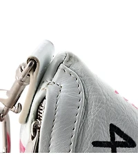 Pre-Owned Balenciaga Xxs Graffiti Souvenir Belt Bag Leather