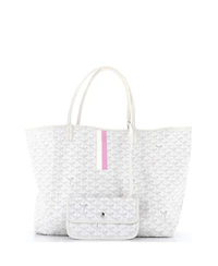 Pre-Owned Goyard Gm Saint Louis Tote Printed Coated Canvas