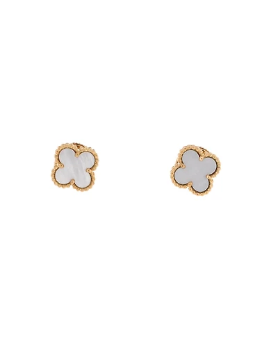 Pre-Owned Van Cleef & Arpels Sweet Alhambra Stud Earrings