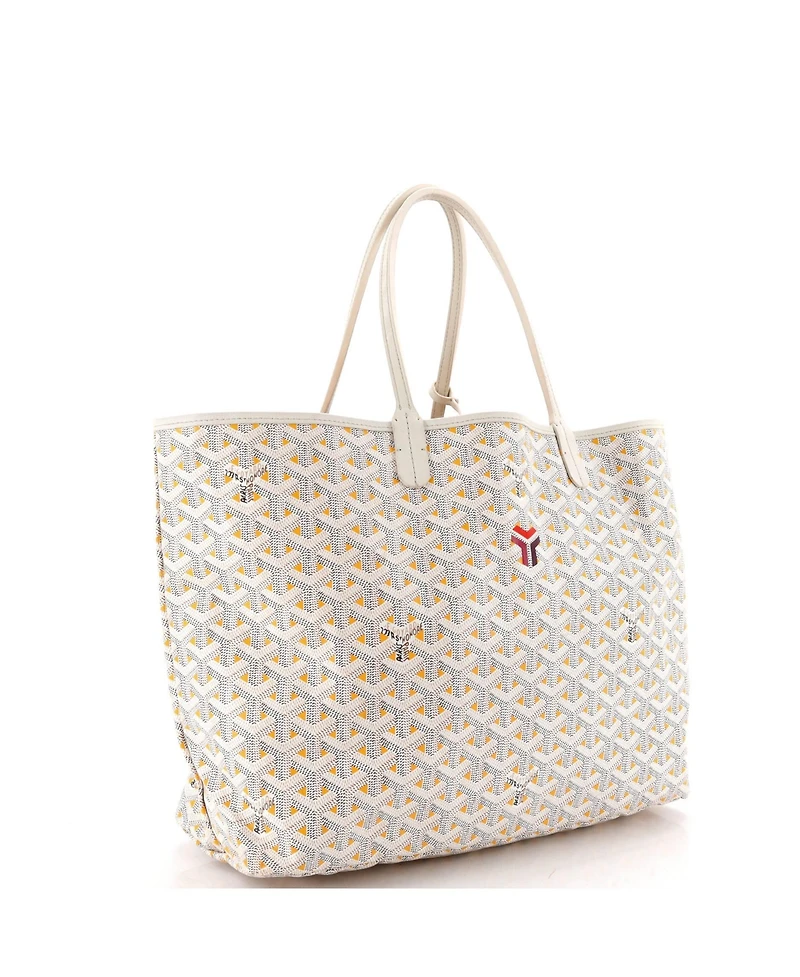 Pre-Owned Goyard Pm Saint Louis Tote Claire Voie Coated Canvas
