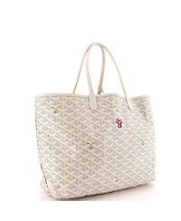 Pre-Owned Goyard Pm Saint Louis Tote Claire Voie Coated Canvas