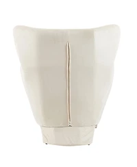 Aostirmotor Modern Velvet Accent Chair - Pet-Friendly 2-in-1 Lounge for Living Room & Office