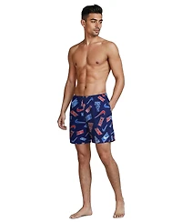 Nike Men's 5" Breaker Multi Logo Print Volley Swim Shorts