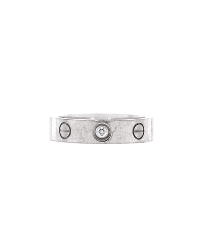 Pre-Owned Cartier Love Wedding Band 1 Diamond Ring