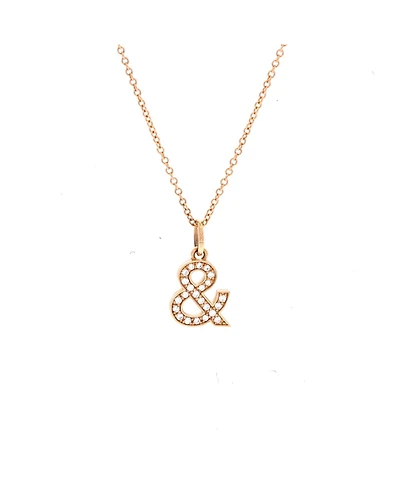 Pre-Owned Tiffany & Co Ampersand Pendant Necklace