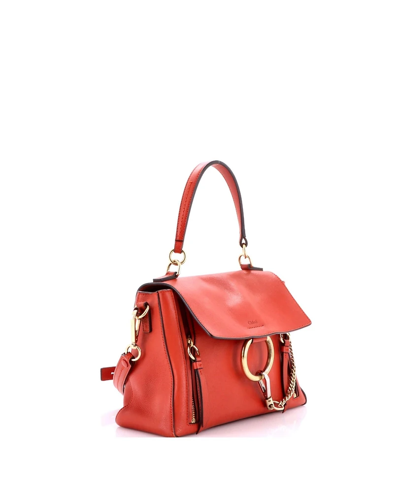 Pre-Owned Chloe Small Faye Day Bag Leather