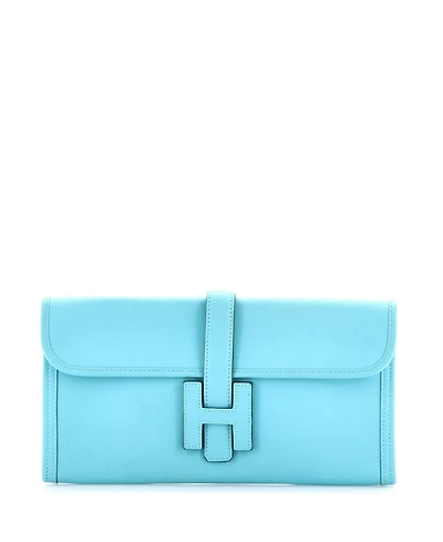Pre-Owned HERMES 29 Jige Elan Clutch Swift