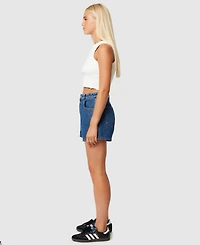 Abrand Women's Venice Bella Mid-Rise Denim Shorts