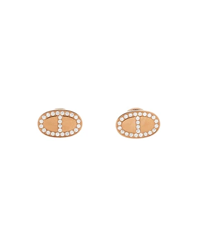Pre-Owned HERMES Chaine d'Ancre Contour Stud Earrings