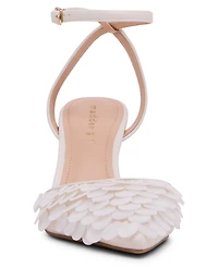 Madden Girl Women's Flora-s Pailette Embellished Pointed Toe Two-Piece Pumps