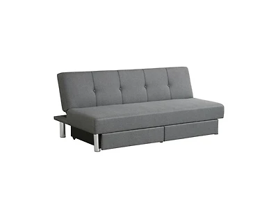 Slickblue Convertible 3-Seat Sofa Bed with 2 Large Drawers and 3 Angles