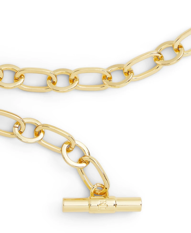 Lauren Ralph Toggle Chain Belt