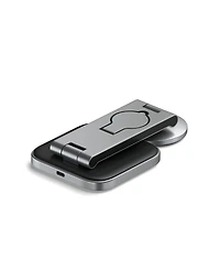 Satechi 3-In-1 Foldable Qi2 Wireless Charging Stand, Space Gray