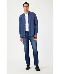 Mavi Men's Zach Straight Leg Dark Brushed Nashville